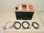   Promicon Systems SBR-9 (110512) 24VDC motorvezérlő rack, 3x PCQ-4, IBS-2, SDC-2, CPU, és 24 VDC modulokkal, + a fotón szereplő kábelekkel