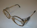   Essilor Nebraska védőszemüveg keret, 51x20/145, EN 166 F CE, arany-zöld-barna, lencse nélkül