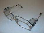   Essilor Sidney védőszemüveg keret, 56x18/135, LPE, ezüst, lencse nélkül
