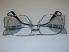 Essilor Sidney védőszemüveg keret, 58x18/140, ezüst, lencse nélkül