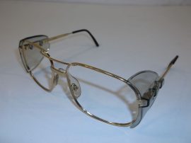 Essilor Sidney védőszemüveg keret, 60x18/140, EN 166 F CE Z 87, arany, lencse nélkül