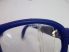 UG DIN 27 0196 CE, UG 1S DIN védőszemüveg, kék állítható keret-víztiszta polikarbonát lencse