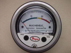 Dwyer Magnehelic 605-30 nyomáskülönbség jeladó, Differential Pressure Indicating Transmitter