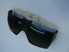 Hegesztőszemüveg lencse, zöld, Pulsafe Armamax 520, SH 4 HC, EN 166, 169, IR4, szemüvegre csíptethető