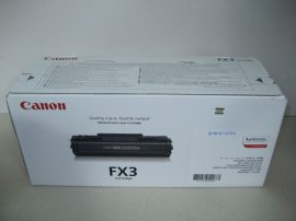 Toner, lézer toner eredeti Canon FX3, fekete, 2700 oldal, Canon Fax, MultiPass, ImageClass