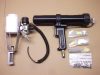 DEK ProFlow Paste Gun, 137695, újratölthető pneumatikus pasztanyomó, adagoló pisztoly, doboz nélkül, fotón látható tartozékokkal.