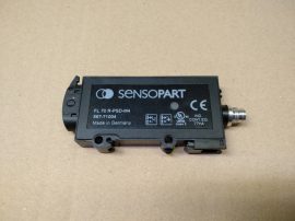 Sensopart FL70 R-PSD-M4, 567-71004, száloptika érzékelő szenzor kijelzővel, 2 száloptikához M8x1, 4 pin, LED, PNP NO/NC, 8000 Hz 