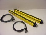   Optikai fényfüggöny adó+vevő pár, SICK C 4000 micro, C41E-0301AG300 + C41S-0301AA300, 300 mm, 1023458 + 1023459, TYP 4/SIL3 V01.01, biztonsági fénysorompó