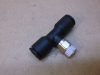 Pneumatikus T gyorscsatlakozó, Legris 31080810, 3108 08 10, push-in, forgatható, G1/8", 2x8mm-es csőhöz, menetes cső-cső adapter