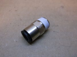 Pneumatikus gyorscsatlakozó, push-in, Legris 3175 08 13, 31750813, fém, R1/4", 8 mm-es csőhöz, egyenes menetes cső adapter