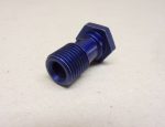   Pneumatikus, furatos banjo csavar, alumínium üreges csavar, elosztókhoz, szelepekhez, G1/4, 28,5mm hosszú, , 17 mm kulcsnyíllás, bruttó 400 Ft/db, 5 db/csomag (VT 141/25A)