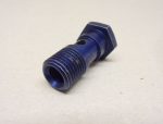   Pneumatikus, furatos banjo csavar, alumínium üreges csavar, hosszú, elosztókhoz, szelepekhez, G1/4, 33,5mm hosszú, 17 mm kulcsnyíllás, bruttó 400 Ft/db, 5 db/csomag (VT 141-30A)