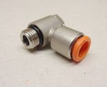   Metal Work MW pneumatikus fém csatlakozó, push-in RL13 gyűrűs könyök csatlakozó, 1/4" menet, 10mm csőhöz, 