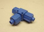   FESTO FCK-3-PK-9-KU, 6276, pneumatikus T-elosztó, névleges átmérő 8,0 mm, max.10 bar, műanyag T-csatlakozó, menetes szorítóval, 8mm csőbelsőhöz, 