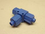   FESTO FCK-3-PK-9-KU, 6276, pneumatikus T-elosztó, névleges átmérő 8,0 mm, max.10 bar, műanyag T-csatlakozó, menetes szorítóval, 8mm csőbelsőhöz, 