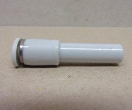Rexroth 2121708040, QR1-S-RED Pneumatikus egyenes cső-cső adapter, szűkítő/átalakító, 8/4mm-es, 4 mm-es push-in gyorcsatlakozóval (3166 04 08, KQ2R04-08A1, APGJ 8-4)