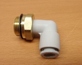SMC KQ2L08-G03 pneumatikus 90°-os, elfordítható push-in gyorscsatlakozó, 8mm csőhöz, G1/2" párhuzamos külső menet, SMC KQ2L08-G03 pneumatikus 90°-os, elfordítható push-in gyorscsatlakozó, 8mm csőhöz, G1/2" párhuzamos külső menet,