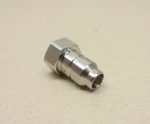   SMC KKA3P-01F-1 pneumatikus egyenes fém gyorscsatlakozó apa, R1/8" kúpos belső menettel, s-csatlakozó visszacsapó szelep nélkül, Stainless steel 304, hozzá használható anya: KKA3S-01F-1