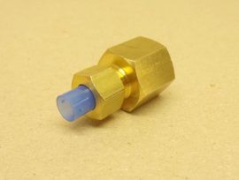 SMC KFF06-02 pneumatikus sárgaréz egyenes csatlakozó, 1/4" belső menettel, 6/4 (6x1) mm-es csövekhez SMC KFF06-02 pneumatikus sárgaréz egyenes csatlakozó, 1/4" belső menettel, 6/4 (6x1) mm-es csövekhez