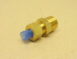 SMC KFH06-02 pneumatikus sárgaréz egyenes csatlakozó, R1/4" kúpos külső menettel, 6/4 (6x1) mm-es csövekhez SMC KFH06-02 pneumatikus sárgaréz egyenes csatlakozó, R1/4" kúpos külső menettel, 6/4 (6x1) mm-es csövekhez