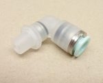   SMC KPL08-01 pneumatikus 90°-os, elfordítható push-in gyorscsatlakozó, 8mm csőhöz, R1/8" kúpos külső menet, tisztaszoba, Stainless steel 304 