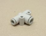   SMC KQ2T04-06A pneumatikus push in gyorscsatlakozós T-idom, 2x4 + 1x6mm csőhöz, 
