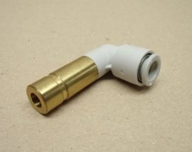 SMC KQ2L08-12 pneumatikus 90°-os cső-cső csatlakozó, 12mm-es réz csőcsonkkal és 8mm-es push-in gyorscsatlakozóval, SMC KQ2L08-12 pneumatikus 90°-os cső-cső csatlakozó, 12mm-es réz csőcsonkkal és 8mm-es push-in gyorscsatlakozóval,