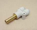   SMC KQ2U08-99, pneumatikus push-in gyorscsatlakozós Y-elosztó, 6mm csőcsonk, 8mm gyorscsatlakozók, 