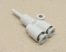 SMC KQ2U04-99 pneumatikus push-in gyorscsatlakozós Y-elosztó, 4mm csőcsonk, 2x4mm gyorscsatlakozók, 