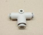   SMC KQ2T04-06 pneumatikus push in gyorscsatlakozós T-idom, 2x4 + 1x6mm csőhöz, 
