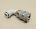   SMC KK3S-06L pneumatikus csatlakozó aljzat, 6mm csőhöz, push-in, és rugós gyorscsatlakozókkal