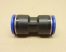 CDC MPUC 16, Pneumatikus toldó gyorscsatlakozó, 2x16 mm-es csőhöz, push-in, cső-cső adapter, (Festo QS-16 153036)