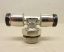 Mecman (Rexroth) 8216061401, elforgatható T-elosztó, G1/4" menet + 2x6mm push-in gyorscsatlakozó, (RP215-6-1/4, 921M-6-1/4, S6430 6-1/4, 6432 6-1/4, KQB2T07-N02S) 