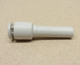 SMC KJR04-06 Pneumatikus egyenes cső-cső adapter, szűkítő/átalakító, 6/4mm-es push-in gyorcsatlakozóval 6mm apa, 4mm anya, SMC KJR04-06 Pneumatikus egyenes cső-cső adapter, szűkítő/átalakító, 6/4mm-es push-in gyorcsatlakozóval 6mm apa, 4mm anya,
