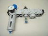 Festo Pneumatikus levegőelőkészítő egység 5 modullal, 162683 LFR-3/4-D-MIDI, Szűrő-nyomásszabályozó szelep, 2x 170685 FRM-D-MIDI Leágazó modul + 172959, HEE-D-MIDI-24 ki, és Bekapcsoló szelep + 170691, HEL-D-MIDI Bekapcsoló szelep 3/4" BM 