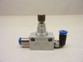 Festo GR-M5-B, 151213, Fojtó-visszacsapó szelep, 4mm 90° és egyenes push-in gyorscsatlakozókkal, 115 l/min 0,5...10 bar, alumínium áramlásszabályozó szelep Festo GR-M5-B, 151213, Fojtó-visszacsapó szelep, 4mm 90° és egyenes push-in gyorscsatlakozókkal, 115 l/min 0,5...10 bar, alumínium áramlásszabályozó szelep