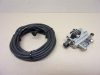 Rexroth 0822010212 munkahenger, dugattyú Ø 16mm, lökethossz 15mm, 4mm csatlakozók fojtóval, 2db. 0830100461 szenzorral és kábellel, xyz
