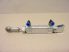 Rexroth R480052298 pneumatikus munkahenger, OCT sorozat, dugattyú Ø 10mm, lökethossz 25mm, QSML-M5-4, 153333, 4mm 90º-os push-in csatlakozókkal, gömbcsuklóval, és csuklós talppal 