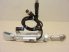 Rexroth R480052298 pneumatikus munkahenger, OCT sorozat, 2db. 0830100488 szenzorral, dugattyú Ø 10mm, lökethossz 25mm, QSML-M5-4, 153333, 4mm 90º-os push-in csatlakozókkal, gömbcsuklóval, és csuklós talppal