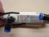Rexroth R480052298 pneumatikus munkahenger, OCT sorozat, 2db. 0830100488 szenzorral, dugattyú Ø 10mm, lökethossz 25mm, QSML-M5-4, 153333, 4mm 90º-os push-in csatlakozókkal, gömbcsuklóval, és csuklós talppal