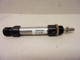 Joucomatic 43500262, C12AS25 SER/DM egyszeres működésű pneumatikus munkahenger, dugattyú Ø 12mm, lökethossz 25mm, 435-ös sorozatú Isoclair kerek hengerek (C típus) Joucomatic 43500262, C12AS25 SER/DM egyszeres működésű pneumatikus munkahenger, dugattyú Ø 12mm, lökethossz 25mm, 435-ös sorozatú Isoclair kerek hengerek (C típus)