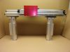 Afag PMP 02, 11000106/380/150/0, Pneumatikus lineáris egység, NC/CNC X-Y-Z tengely, 330 mm löket, 2x THK YIA65062-GK + 4x THK SSR-15, 2x Baumer induktív szenzor, masszív alumínium állványon Afag PMP 02, 11000106/380/150/0, Pneumatikus lineáris egység, NC/CNC X-Y-Z tengely, 330 mm löket, 2x THK YIA65062-GK + 4x THK SSR-15, 2x Baumer induktív szenzor, masszív alumínium állványon
