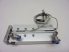 Rexroth GPC-DA-010-0075-BV-BB, R402000327, Vezetett pneumatikus munkahenger, precíziós lineáris egység, dugattyú Ø 10mm, lökethossz 75mm, 2db. SMC D-F9P szenzorral, és 4mm-es push-in gyorscsatlakozós áramlásszabályozókkal 