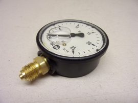 tecsys P1450B078001-TEC nyomásmérő óra, 68mm átmérő, 25 bar, 1/4", glicerines, xyz