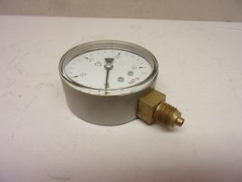 Prematlak Tlakomer 03304, alsókivezetéses nyomásmérő óra, manométer, 0-40MPa (0-400bar), 62mm átmérő, 1/4" menet, 1,6%, 