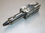   Pneumatikus retesz, rögzítő, 50mm furat, 15mm, löket, SMC CKQ50-15D-DC199621 Clamp Cylinder
