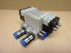 Festo VTUG 572230, 4 modulos pneumatikus szeleptömb, szelep terminál, szelepsziget, 1x VUVG-B10-M52-MZT-F-1P3, 574367, 3x VUVG-B10-T32C-MZT-F-1P3, 574364, 2x U-1/8, 2307 Festo VTUG 572230, 4 modulos pneumatikus szeleptömb, szelep terminál, szelepsziget, 1x VUVG-B10-M52-MZT-F-1P3, 574367, 3x VUVG-B10-T32C-MZT-F-1P3, 574364, 2x U-1/8, 2307