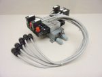   Rexroth pneumatikus szeleptömb, 4db. 0820037302 szeleppel, M12 5 pin csatlakozókkal, 4mm gyorscsatlakozókkal, xyz