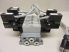 Rexroth pneumatikus szeleptömb, 4db. 0820037302 szeleppel, M12 5 pin csatlakozókkal, 4mm gyorscsatlakozókkal, xyz