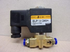 E-MC, ELP 14 24V 2/2 utas sárgaréz mágnesszelep, Eco-Line, 24VDC, NC (alaphelyzetben zárt) 6mm push-in gyorscsatlakozókkal, -10°C-tól max. +80°C-ig, IP65 E-MC, ELP 14 24V 2/2 utas sárgaréz mágnesszelep, Eco-Line, 24VDC, NC (alaphelyzetben zárt) 6mm push-in gyorscsatlakozókkal, -10°C-tól max. +80°C-ig, IP65